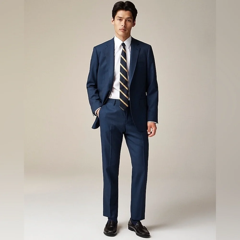 J Crew Ludlow Slim-fit suit jacket in Italian worsted wool BZ634
